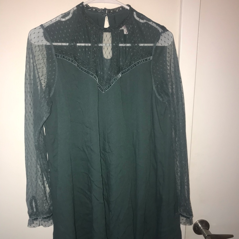 Green Target dress